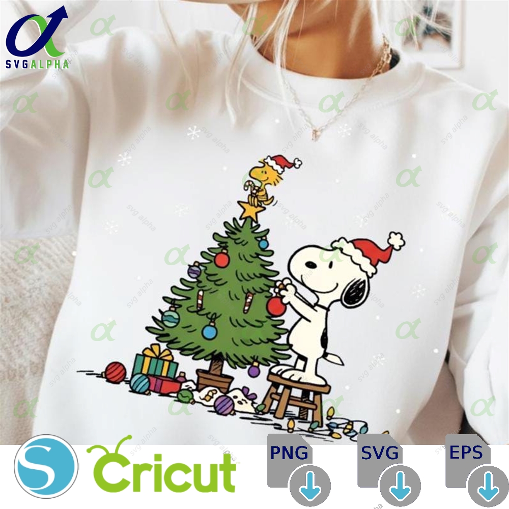 Christmas Dog And Tree Png Merry Christmas Sublimation Digital File Preppy Christmas Png Cute Cartoon Dog Christmas Png